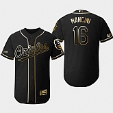 Orioles 16 Trey Mancini Black Gold Flexbase Jersey Dzhi,baseball caps,new era cap wholesale,wholesale hats